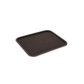 Fast Food Tray / 26x35cm / Brown / PP