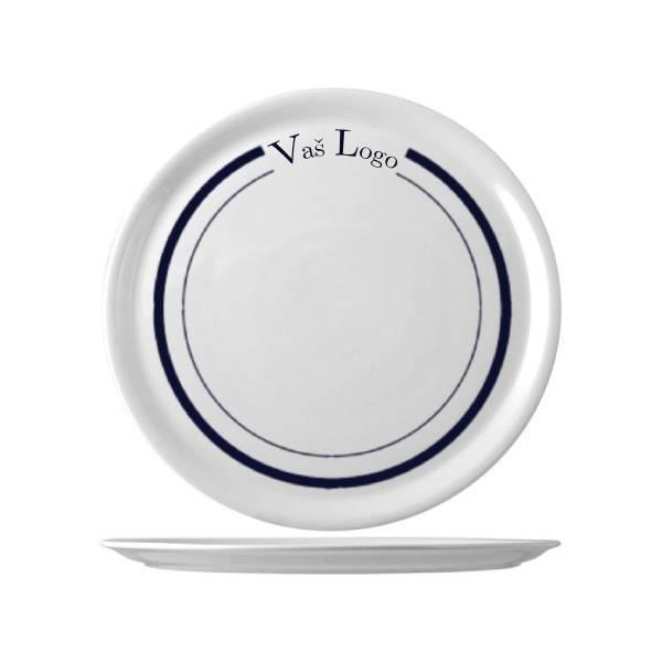 Pizza Plate Napoli / 33cm / print / 6pcs