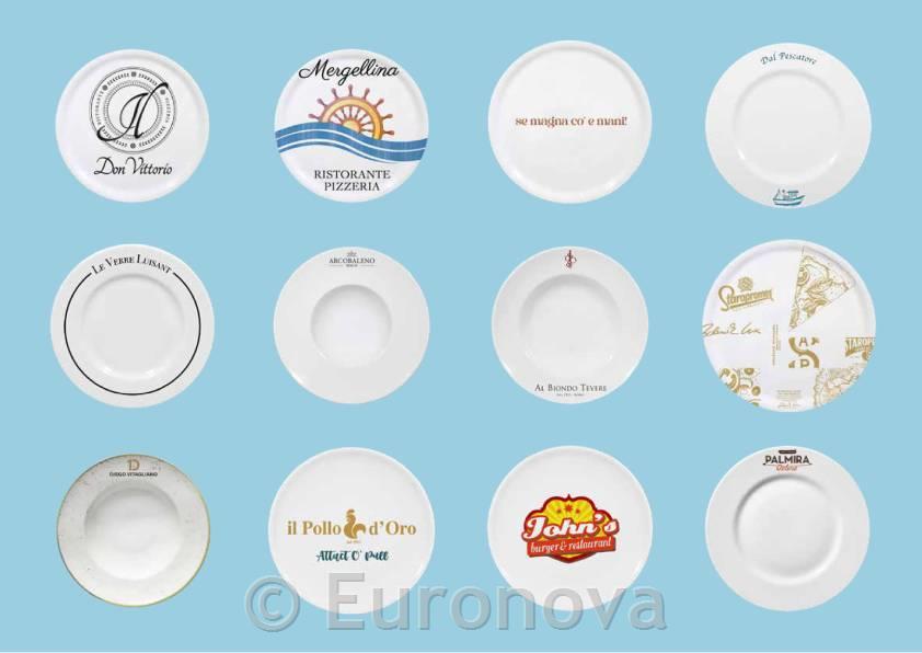 Pizza Plate Napoli / 33cm / print / 6pcs