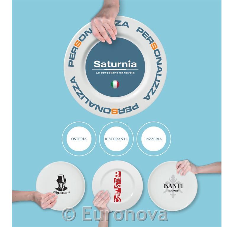 Pizza Plate Napoli / 33cm / print / 6pcs