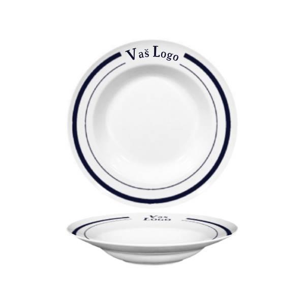 Napoli Pasta Plate / 27cm / print / 6pcs