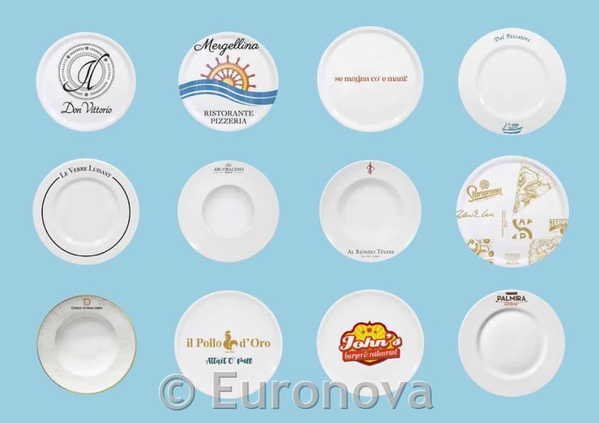 Napoli Pasta Plate / 27cm / print / 6pcs