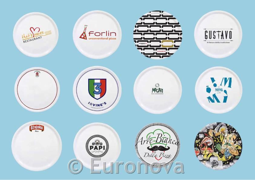 Napoli Pasta Plate / 27cm / print / 6pcs