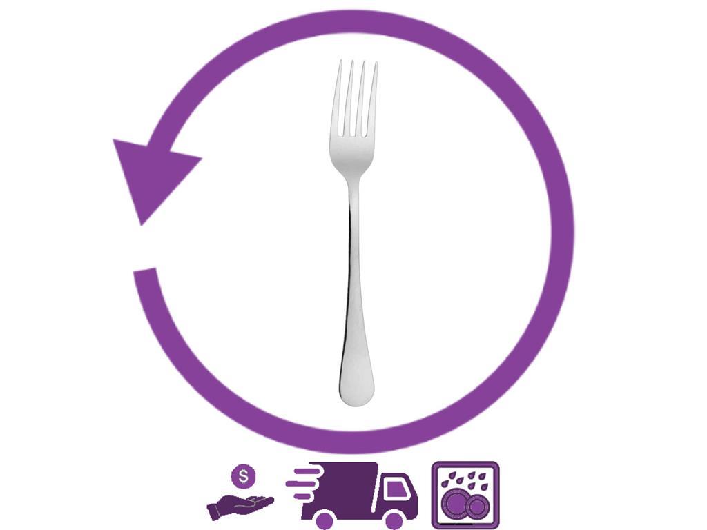 Cutlery rental – fork / 1 piece / 1 day
