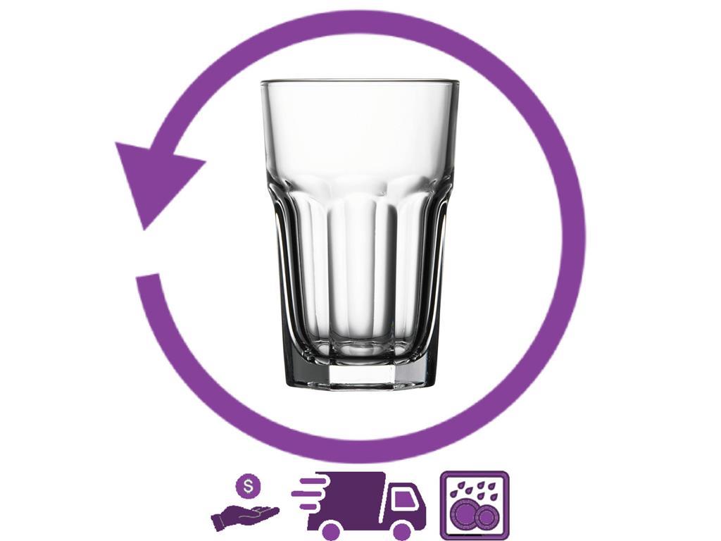 Highball glass rental / 350ml / 1day