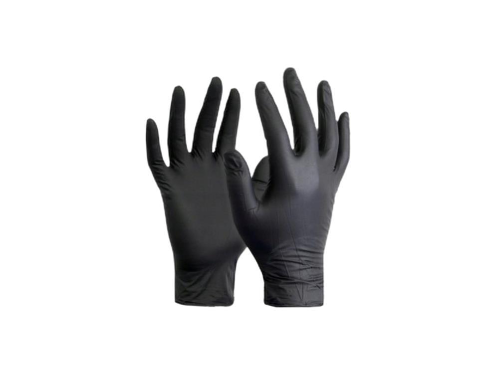 Nitril Gloves / Black / M / 100pcs