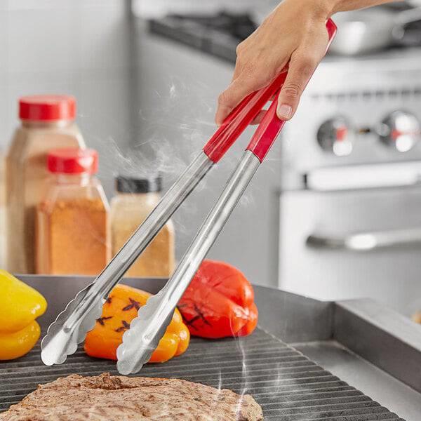Grill tongs / 40cm / Red / Royal