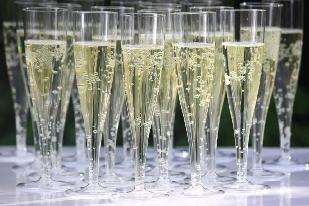 Plastic Cups / PS /Champagne/100ml/4pcs