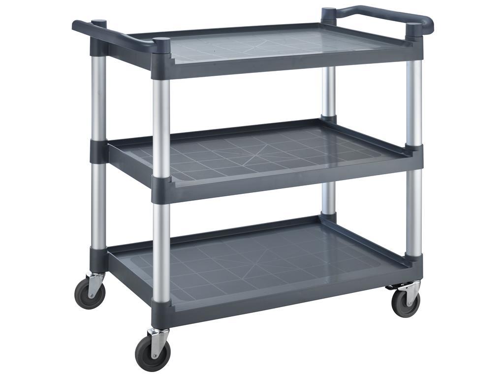 Serving Trolley / 3 Shelves / 91x51x24cm - Euronova