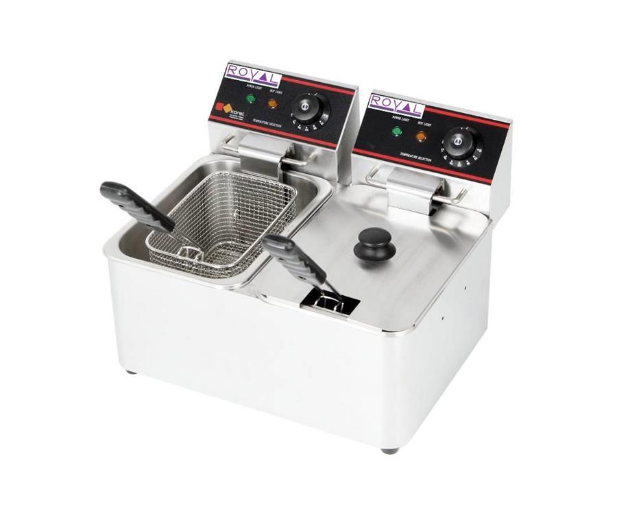 Deep Fryer / 2x4L / 43x38x31cm / 2x2000W