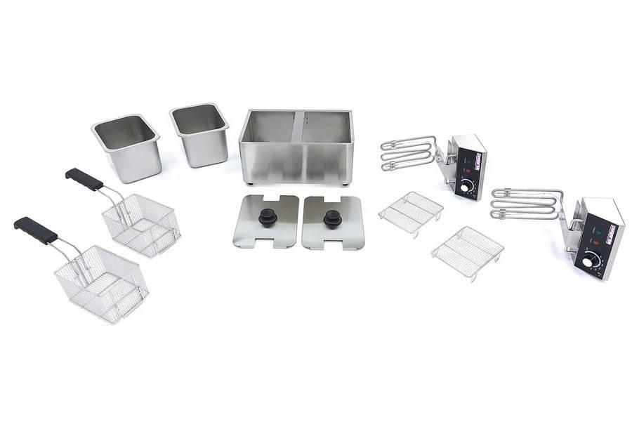 Deep Fryer / 2x4L / 43x38x31cm / 2x2000W