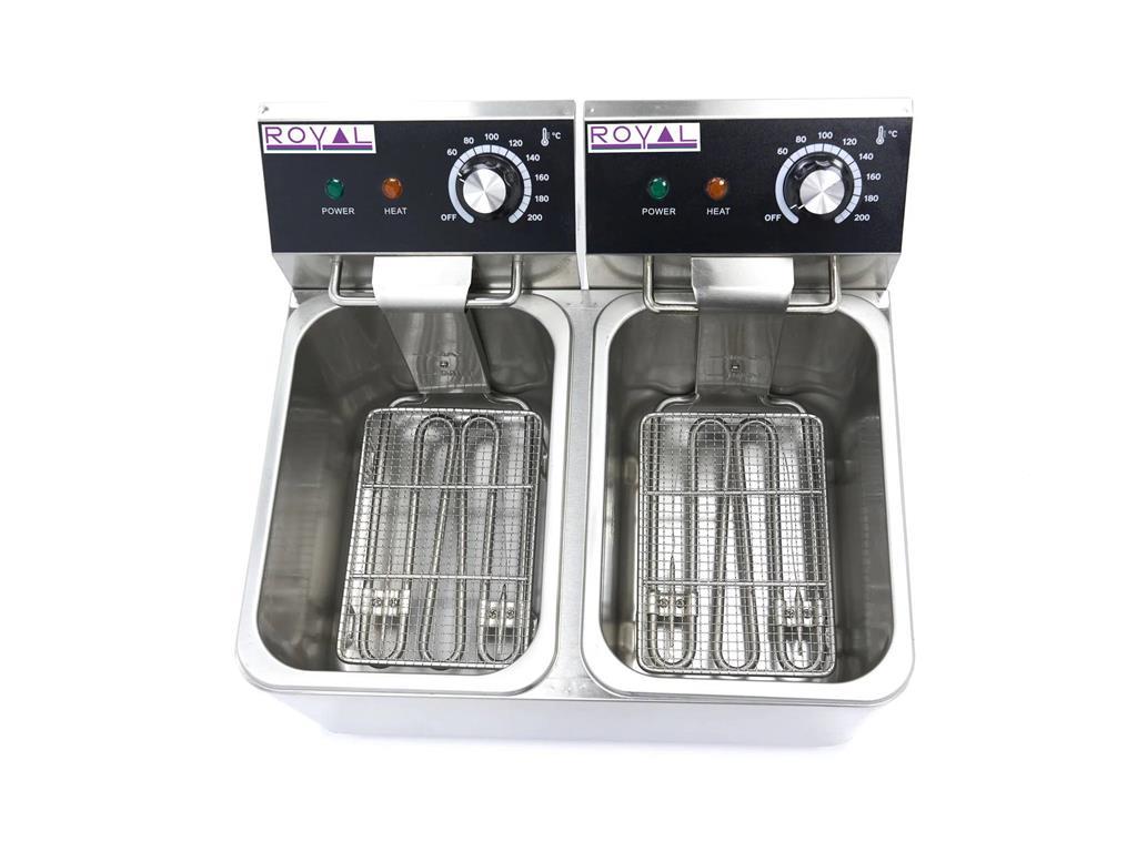 Deep Fryer / 2x4L / 43x38x31cm / 2x2000W