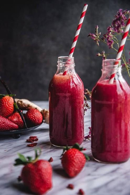 Paper Straws / 6x200mm /Red-White/500pcs