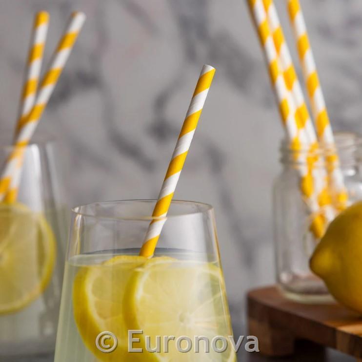 Paper Straws / 6x200mm /Mix/ 500pcs