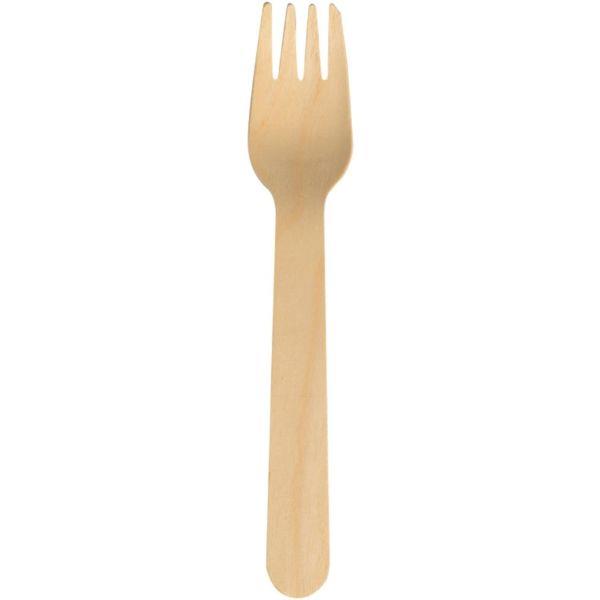 Wooden Cutlery / Forks / 17cm / 100pcs
