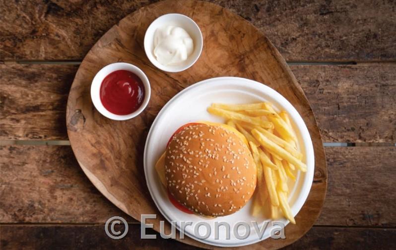 Eco Plates / Round / 23cm / 50pcs
