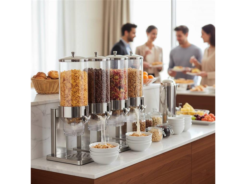 Cereal dispenser / double / 34x24x65cm