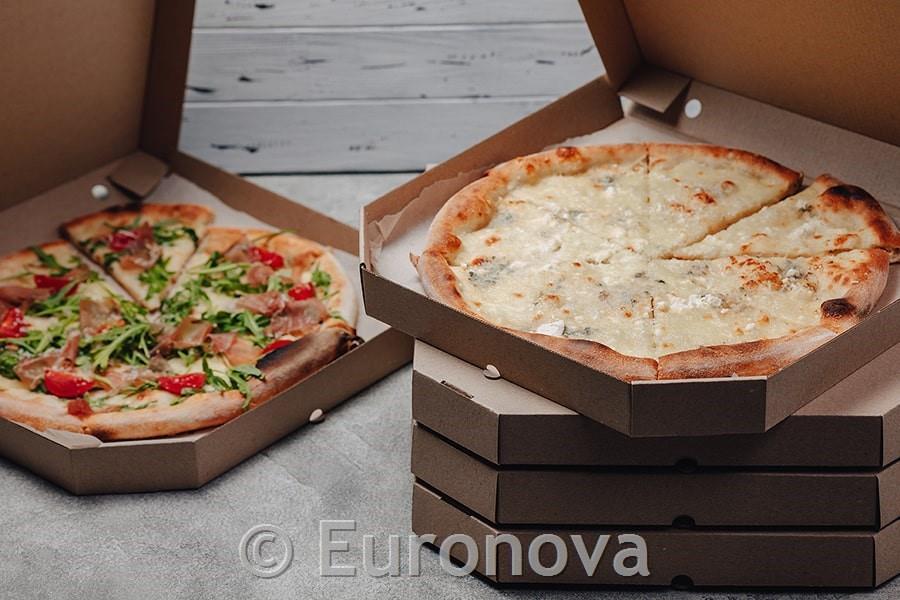 Pizza Box / 33x33x4cm / 100pcs / kraft