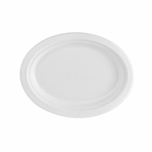 Eco Plates / oval / 26x19cm / 50pcs