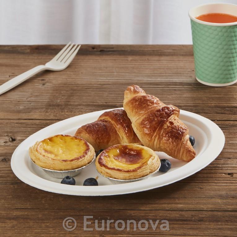 Eco Plates / oval / 26x19cm / 50pcs