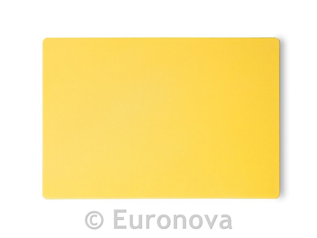 Cutting board / 40x60x2cm / yellow