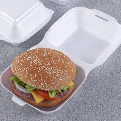 Burger Take-Away /XXL/ 15x15x8cm / 500pc