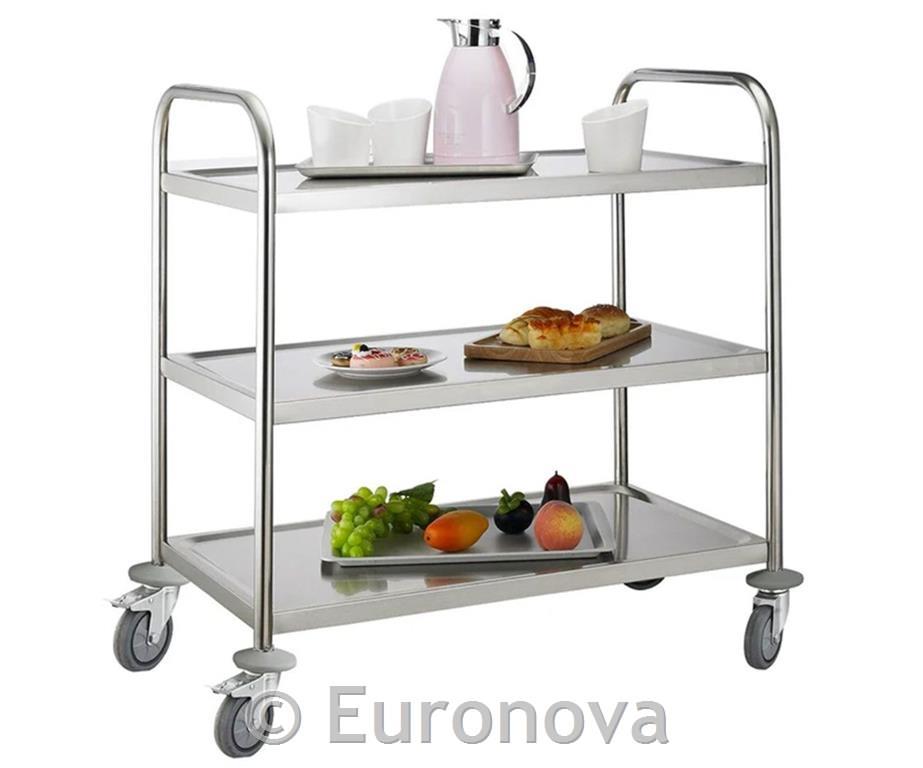 Serving Cart / 3 Shelves / 95x50x95cm