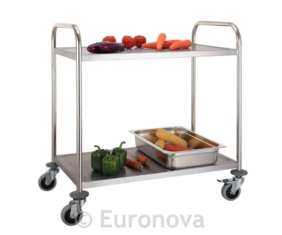Serving Cart / 2 Shelves / 95x50x95cm