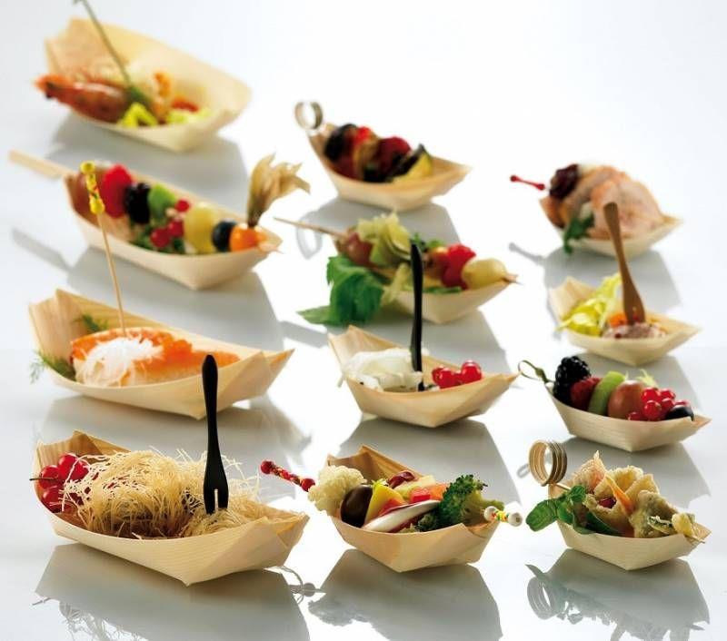 Wooden Fingerfood Boat /10x7cm / 100pcs