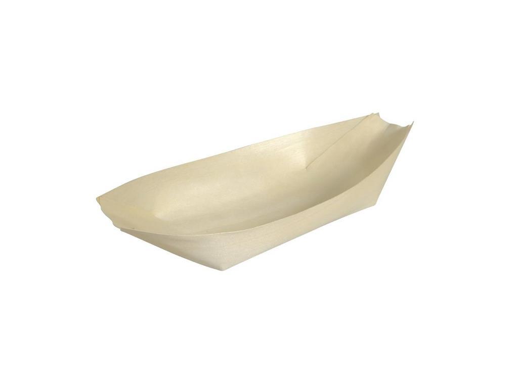 Wooden Fingerfood Boat / 21x11cm / 100pc