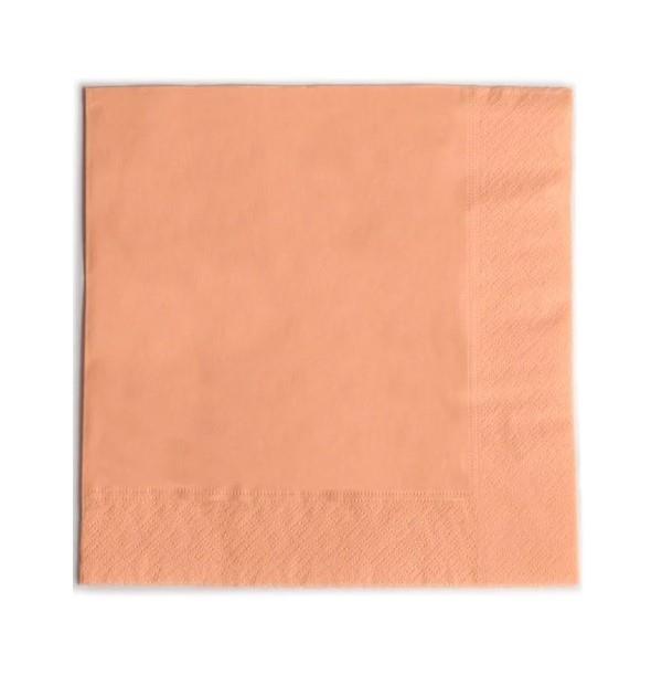 Napkins /2ply/ 33x33cm /Apricot/ 50pcs