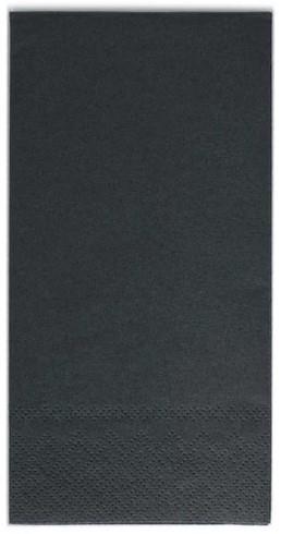 Napkins /2ply/ 8x17cm / Black / 80pcs