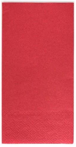 Napkins /2ply/ 8x17cm / Red / 80pcs