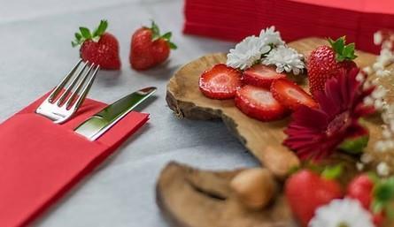 Cutlery Pocket S.Point/8x19cm/Red/ 50pcs