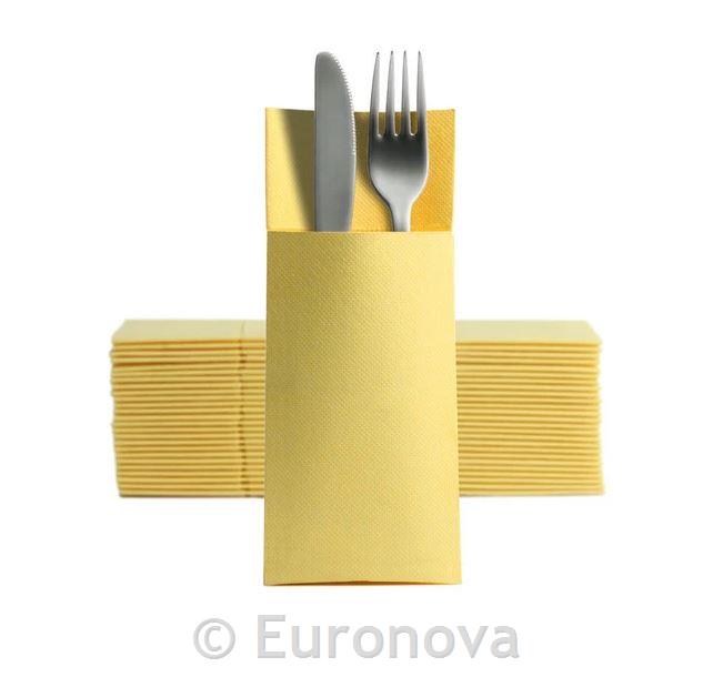 Cutlery Pocket S.Point/8x19cm/Yello/50Pc
