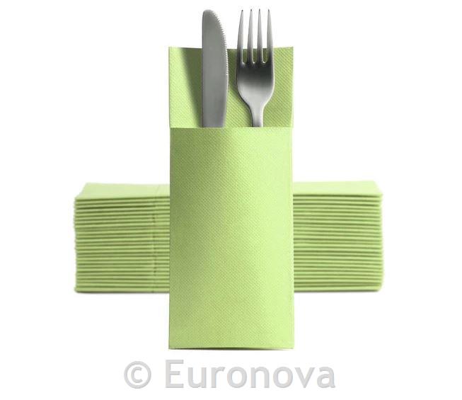 Cutlery Pocket S.Point/8x19cm/Lime/50pcs