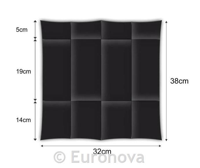 Cutlery Pocket S.Point/8x19cm/Black/50Pc