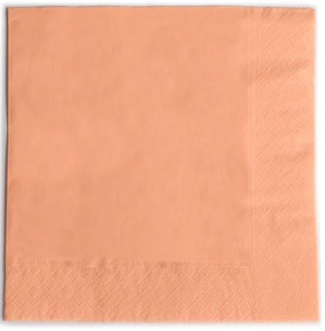 Napkins /2ply/ 38x38cm /Apricot/ 50pcs