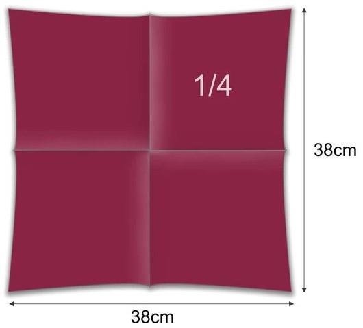 Napkins Soft Point /38x38cm/Bordo/ 50pcs