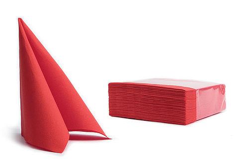 Napkins Soft Point /38x38cm/Red/ 50pcs