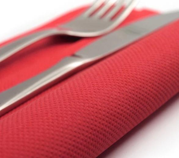 Napkins Soft Point /38x38cm/Red/ 50pcs
