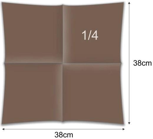 Napkins Soft Point /38x38cm/Brown/ 50pcs