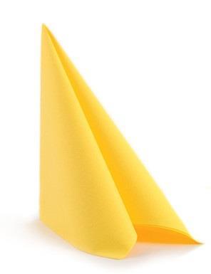 Napkins Airlaid /40x40cm /Yellow/ 50pcs