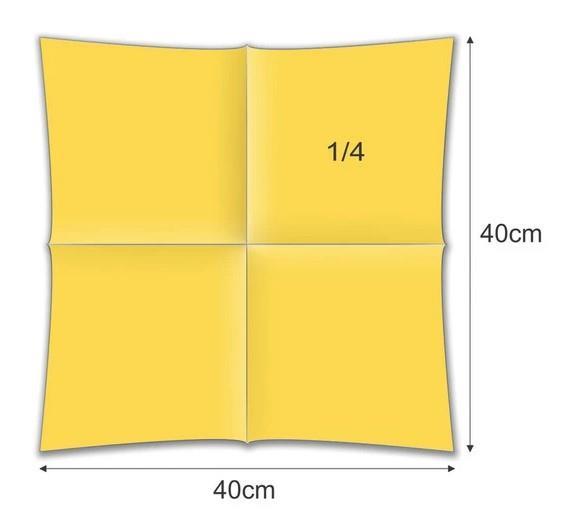Napkins Airlaid /40x40cm /Yellow/ 50pcs