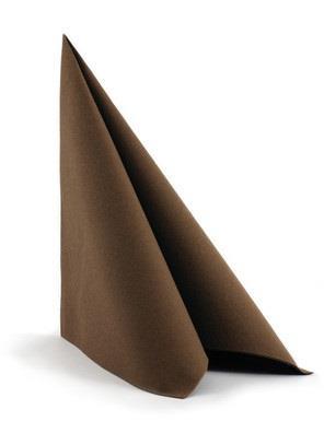 Napkins Airlaid /40x40cm /Brown/ 50pcs