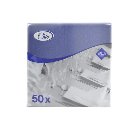 Napkins Airlaid /40x40cm /D.Blue/ 50pcs