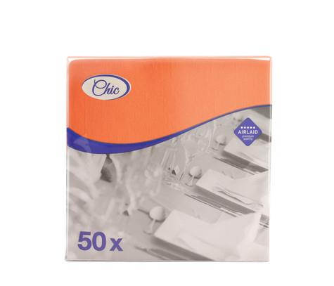 Napkins Airlaid /40x40cm /Orange/ 50pcs