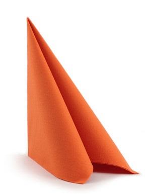 Napkins Airlaid /40x40cm /Orange/ 50pcs