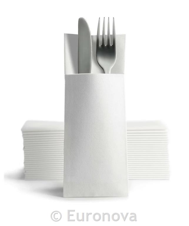 Cutlery Pocket Airlaid / White / 50pcs