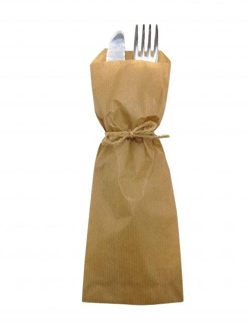 Cutlery Pocket / 23x8cm /Brown/ 1000Pc